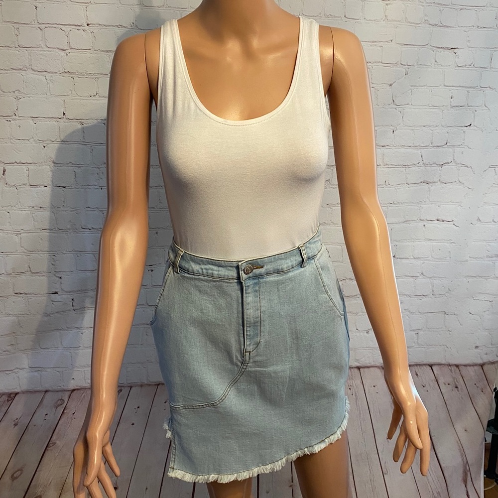 AMT NWT light blue denim skirt size small & medium available
